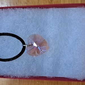Tenderlight Rose Crystal Heart Necklace